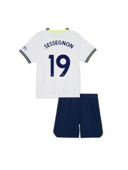 Tottenham Hotspur Ryan Sessegnon #19 Heimtrikotsatz für Kinder 2022-23 Kurzarm (+ Kurze Hosen)